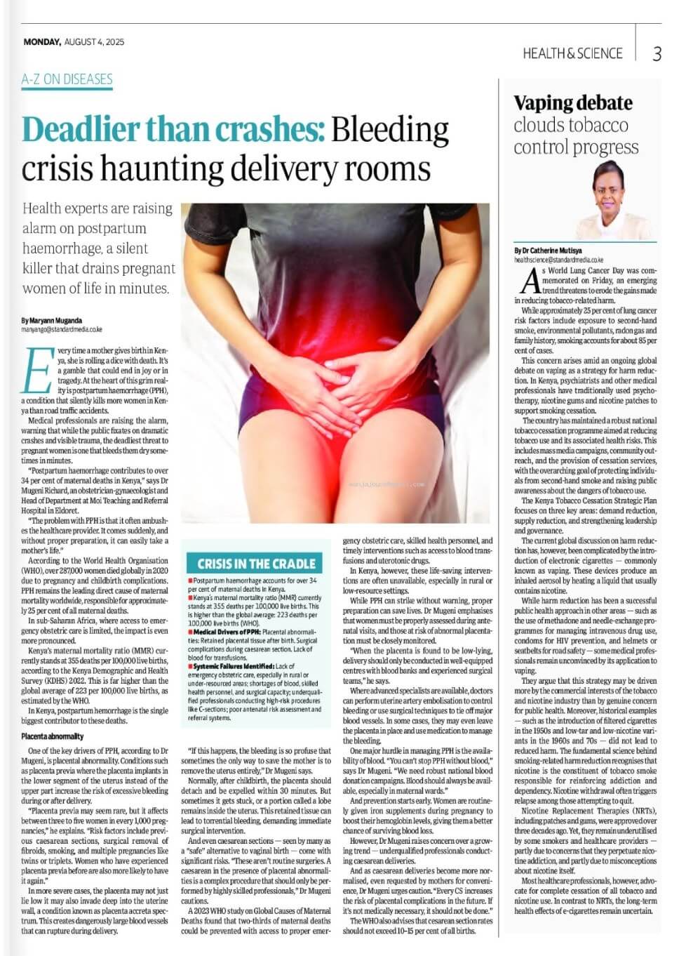 AMPLIFYING THE MAGNITUDE OF POSTPARTUM HEMORRHAGE