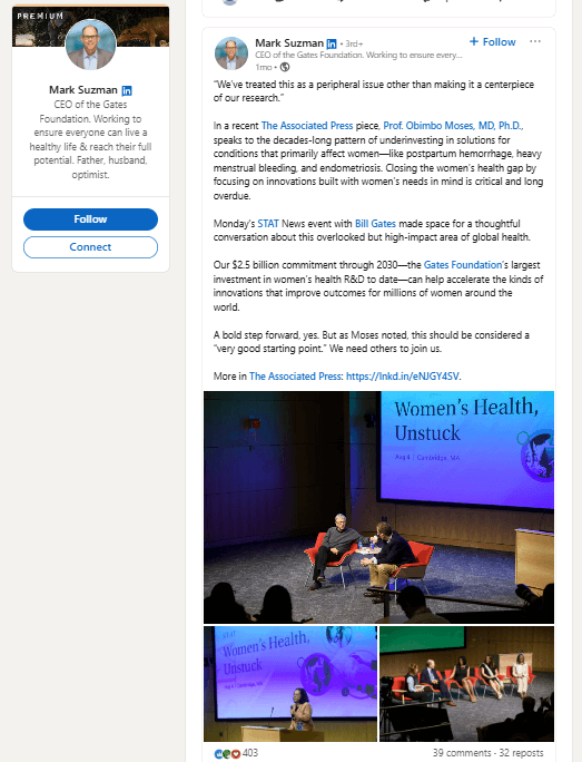 INFLUENCING GLOBAL CONVERSATION ON POSTPARTUM HEMORRHAGE